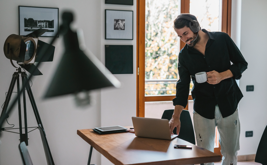 JBL Free WFH Wireless Irrotettava, puheääntä tarkentava ja melua vaimentava mikrofoni - Image