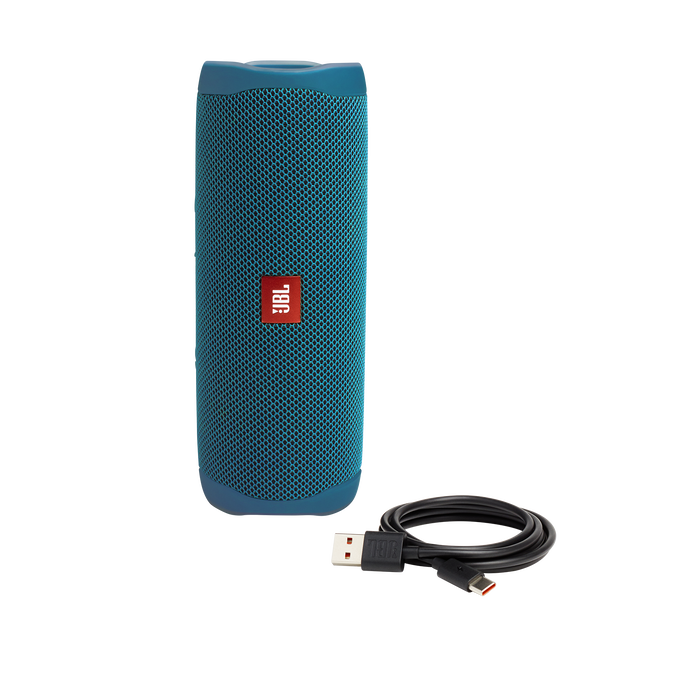 JBL Flip 5 Eco edition - Ocean Blue - Portable Speaker - Eco edition - Detailshot 2 image number null