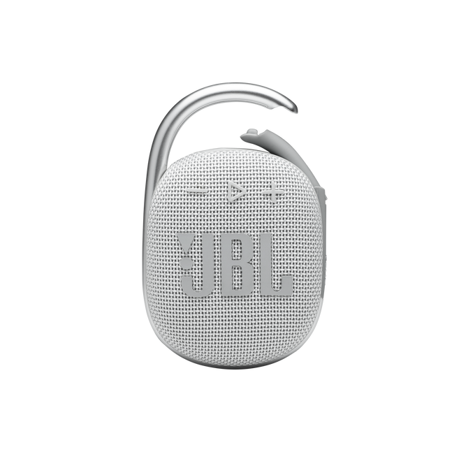 JBL Clip 4 - White - Ultra-portable Waterproof Speaker - Front image number null