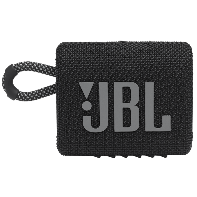 JBL Go 3 - Black - Portable Waterproof Speaker - Front image number null