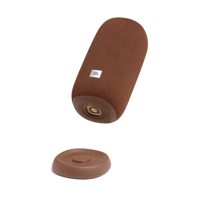 JBL Link Portable - Brown - Portable Wi-Fi Speaker - Detailshot 1 image number null