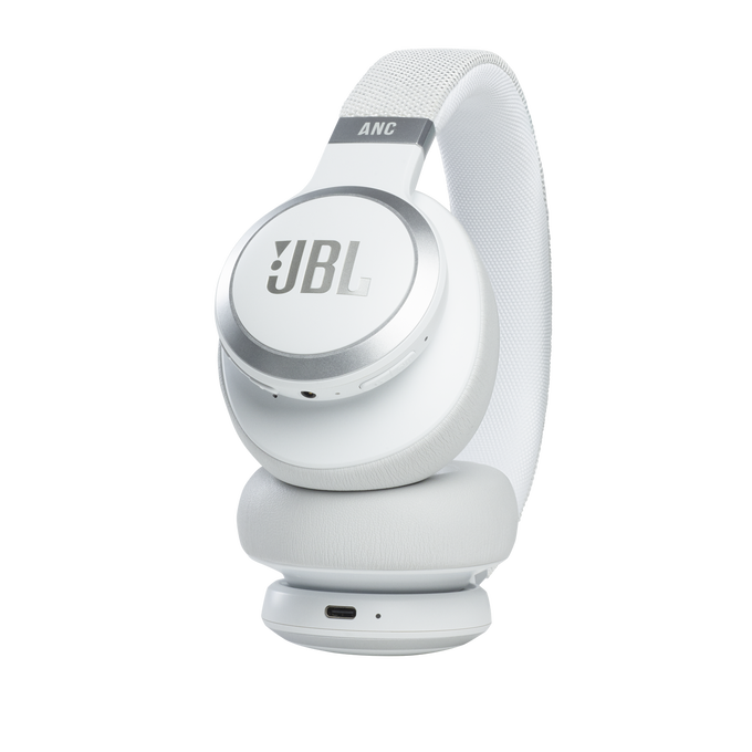 JBL Live 660NC - White - Wireless over-ear NC headphones - Detailshot 4 image number null