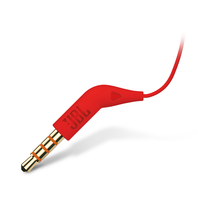 JBL Tune 110 - Red - In-ear headphones - Detailshot 1 image number null
