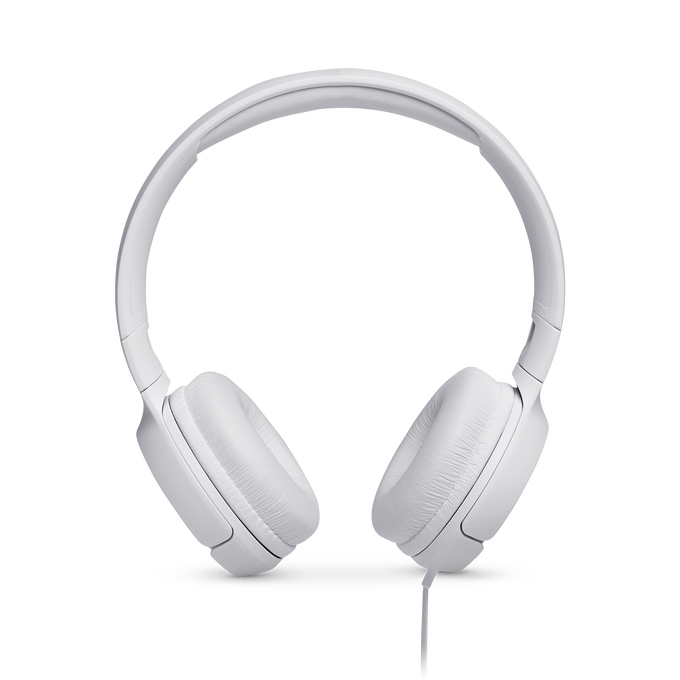 JBL Tune 500 - White - Wired on-ear headphones - Front image number null