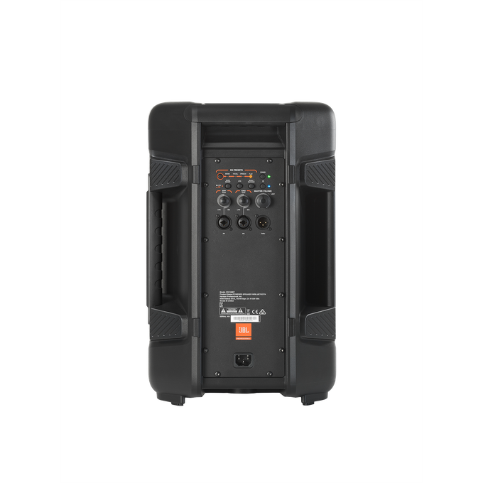 JBL IRX108BT - Black - Powered 8” Portable Speaker with Bluetooth® - Back image number null
