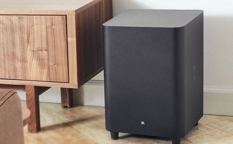 JBL Bar 5.1 10 tuuman (250 mm) langaton subwoofer iskevään bassotoistoon - Image