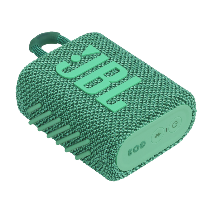 JBL Go 3 Eco - Green - Ultra-portable Waterproof Speaker - Detailshot 4 image number null