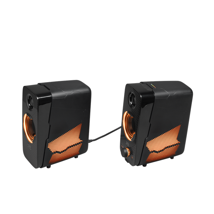 JBL Quantum Duo - Black Matte - PC Gaming Speakers - Detailshot 5 image number null