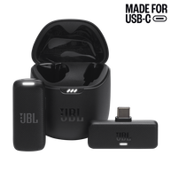 JBL Quantum Stream Wireless USB-C - Black - Wearable wireless streaming microphone - Hero