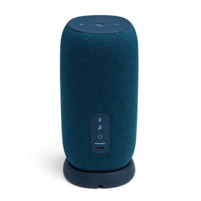 JBL Link Portable - Blue - Portable Wi-Fi Speaker - Back image number null